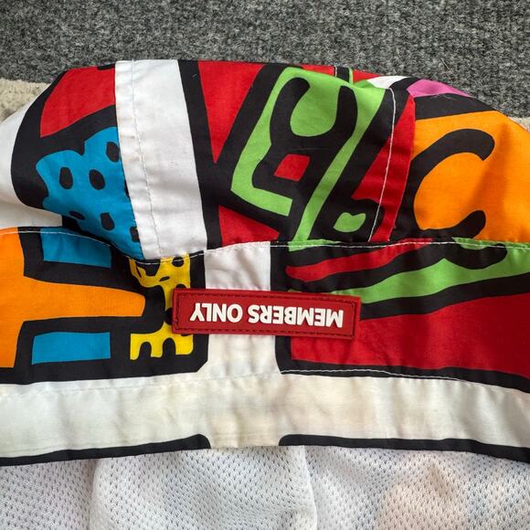 Keith Haring x Members Only Hooded Windbreaker Size XL - Picture 4 of 6